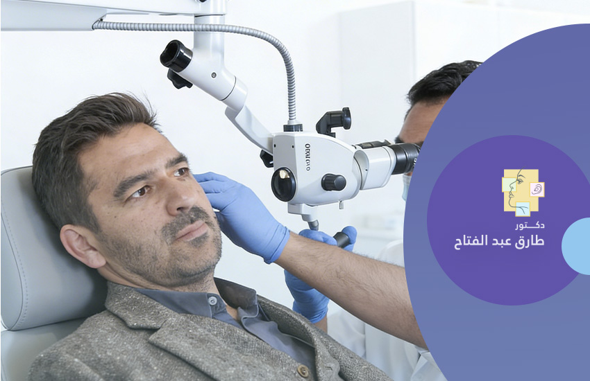 شق طبلة الأذن