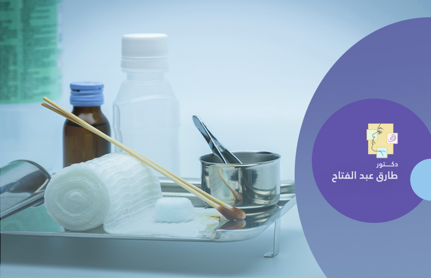 غيار على الجرح بعد العمليات