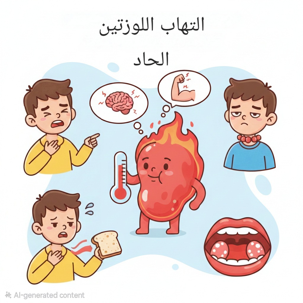 إلتهاب اللوزتين – الأعراض والأسباب وطرق العلاج