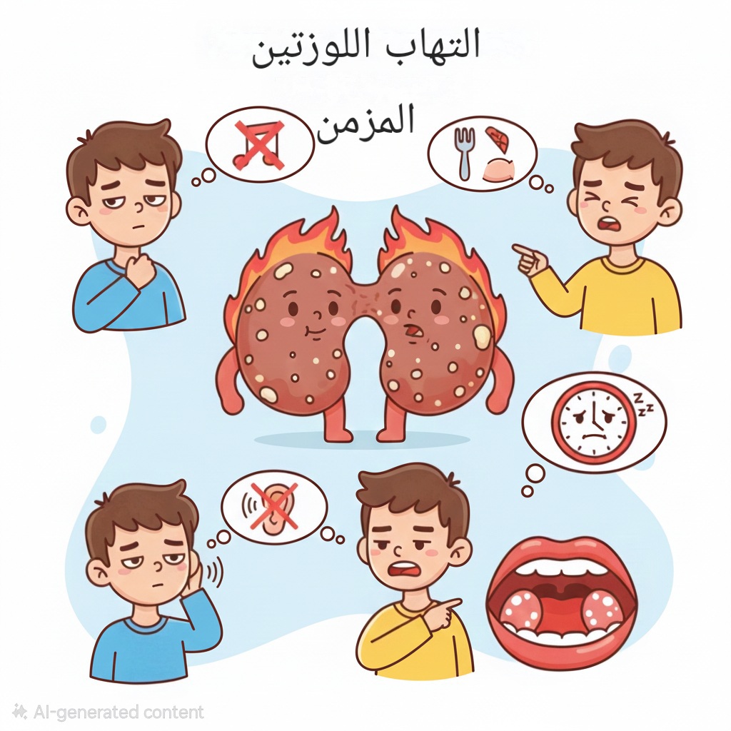 كيف تعرف أنك مصاب بالتهاب اللوزتين؟ دليلك الطبي الشامل
