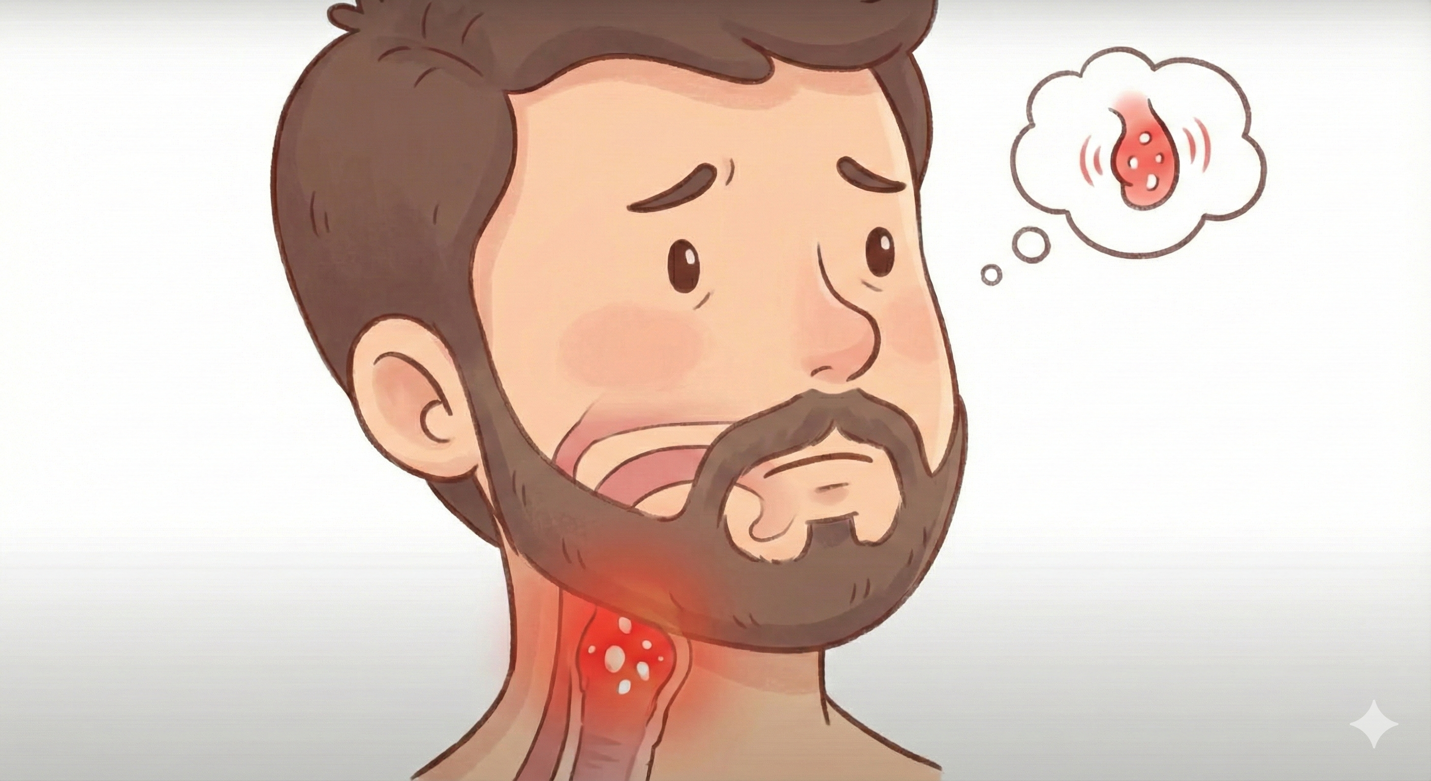 ألم الحلق المعتاد أم إنذار خطر؟