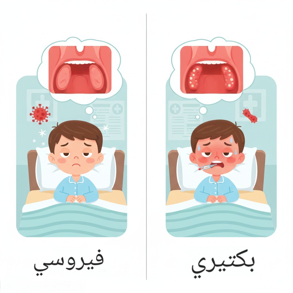 أعراض التهاب اللوزتين الحاد