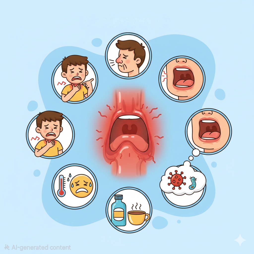 التهاب اللوزتين عند الأطفال