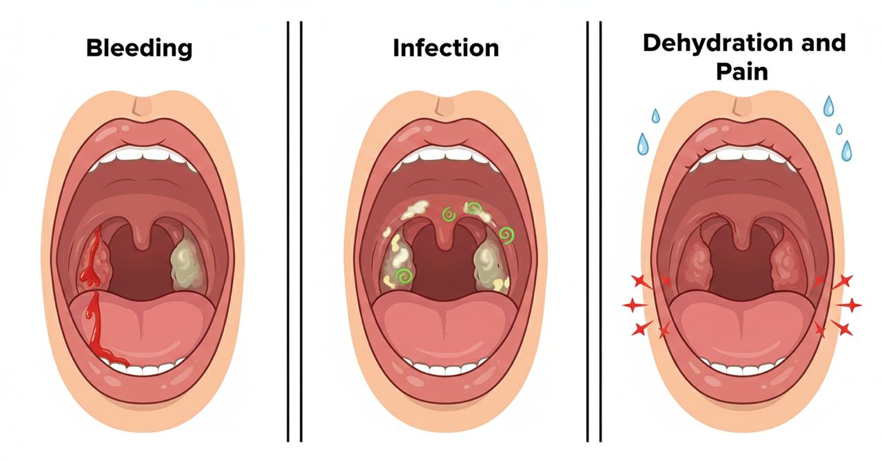 أضرار استئصال اللوزتين:   الحقيقة الكاملة وراء “العملية الأكثر شهرة”
