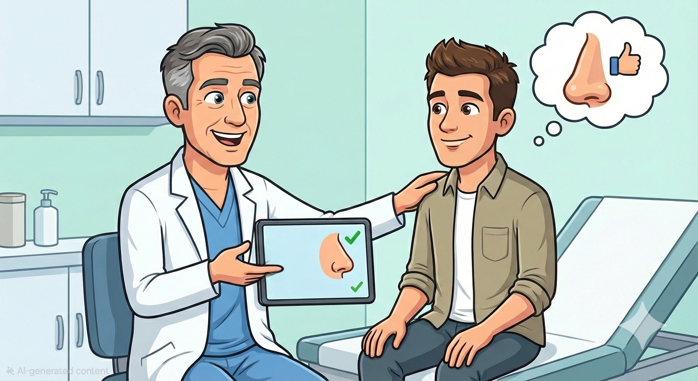 هل عملية غضاريف الأنف تغير شكل الأنف الخارجي؟