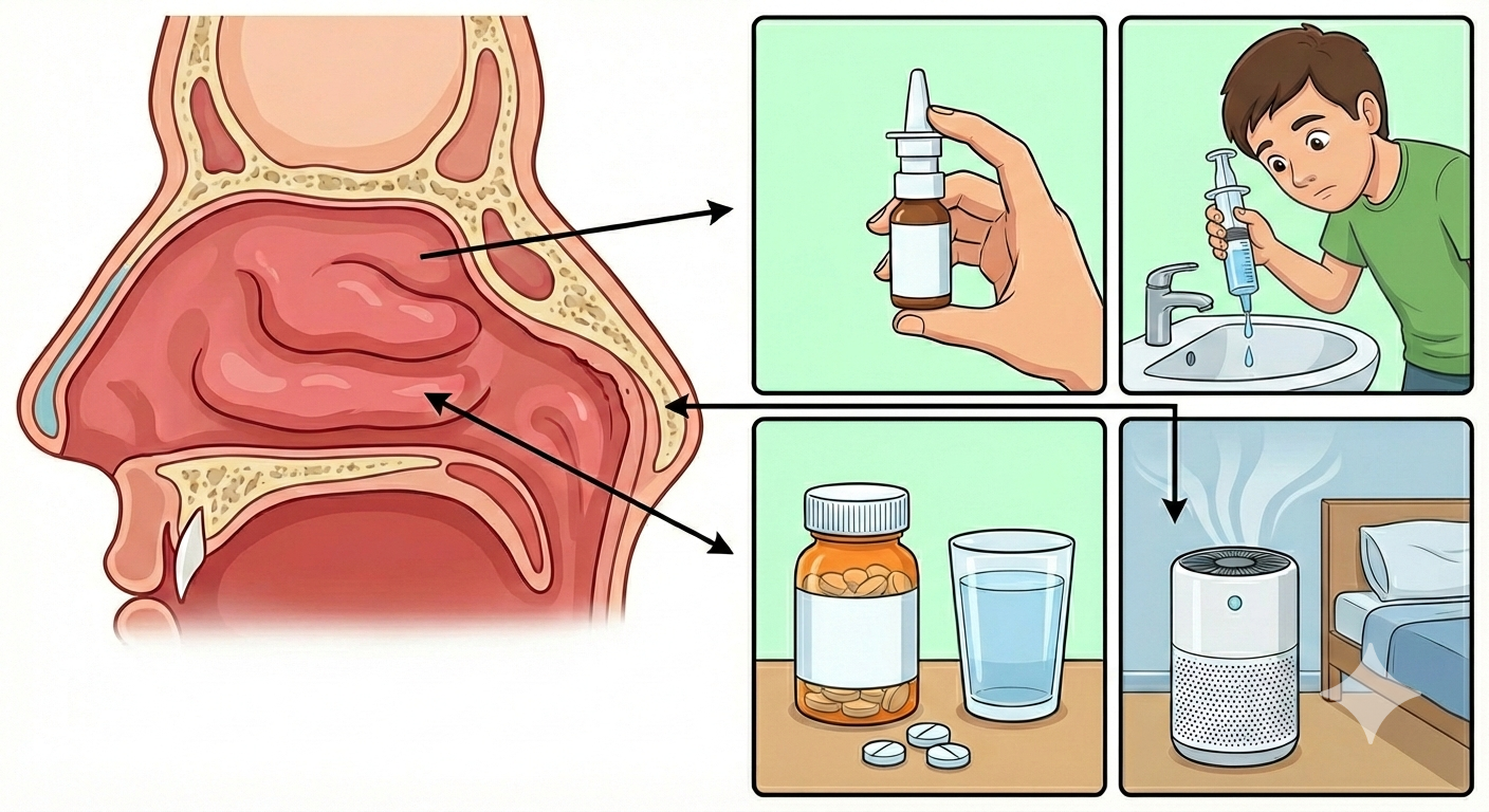 وداعاً لانسداد الأنف: هل يمكن علاج تضخم غضاريف ( قرنيات ) الأنف بدون جراحة؟