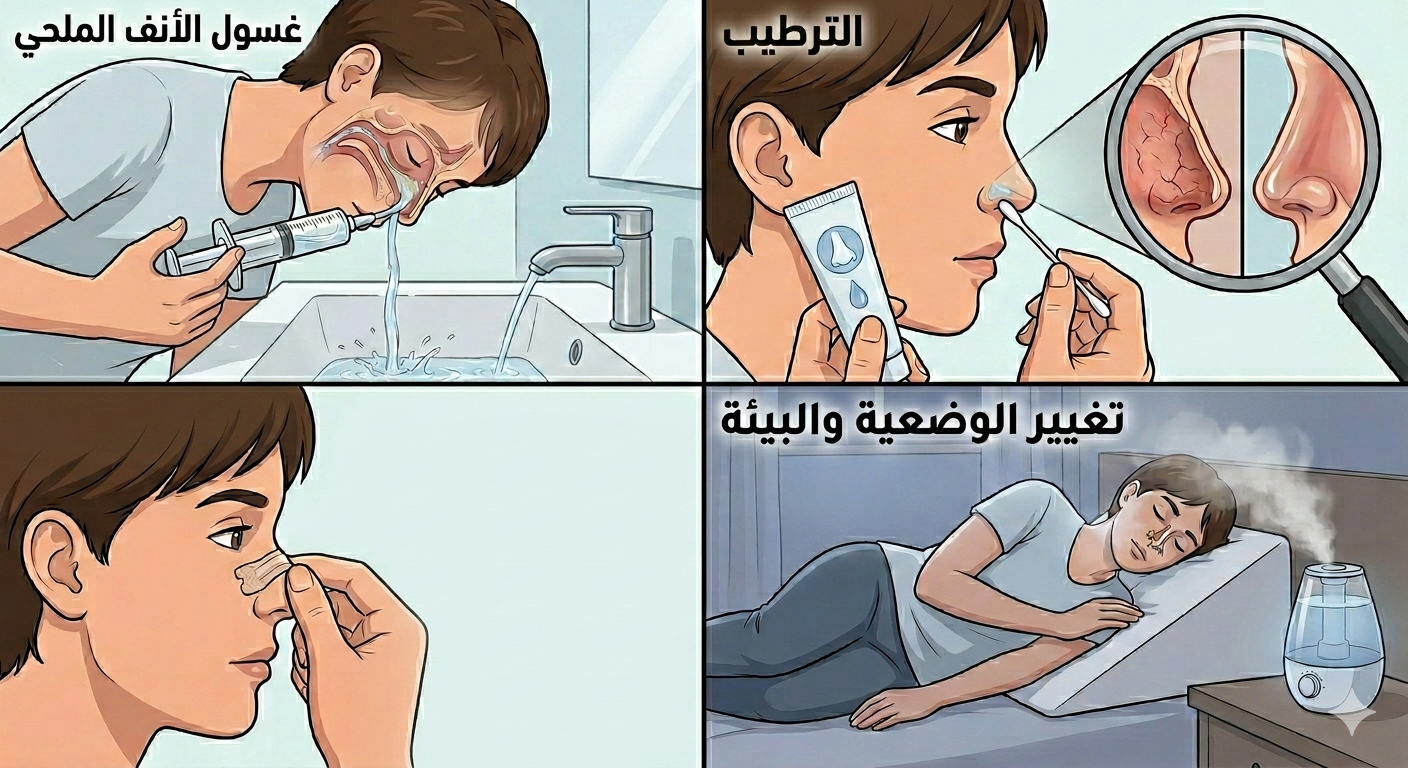علاج اعوجاج الحاجز الأنفي بدون جراحة: حقيقة أم خيال؟  دليلك الشامل للتنفس بحرية