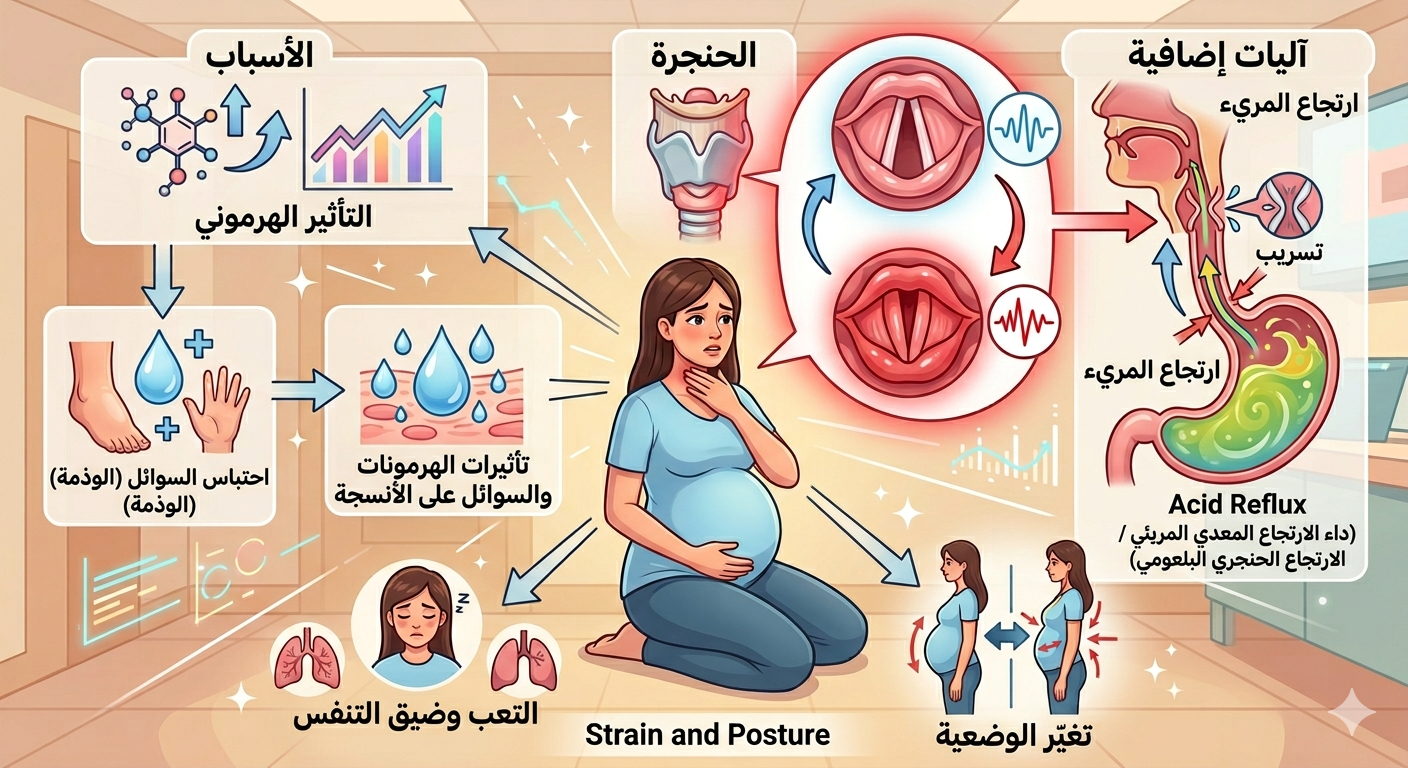 هل يغير الحمل صوتكِ؟ كيف تؤثر شهور الحمل على طبقة الصوت والأحبال الصوتية